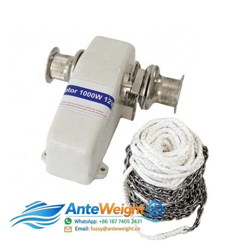 Fishing Boat Anchor Winch - 12V, 1000W, poziomy, elektryczny wciągacz do