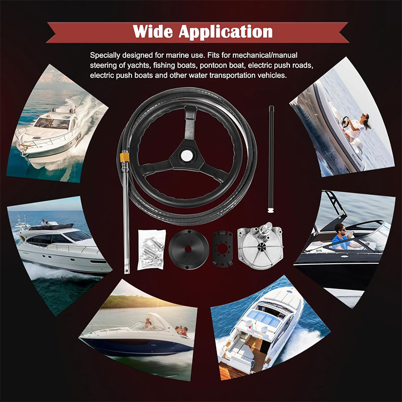 System sterowania łodzi, zesta – Fishing Boat Steering Wheel recenzja i cena